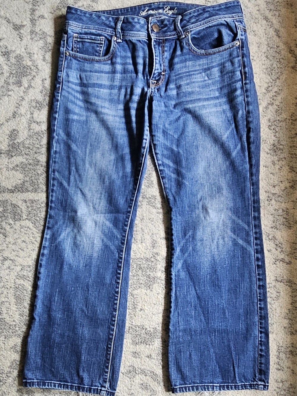 American Eagle Original Boot Cut Short Jeans 12